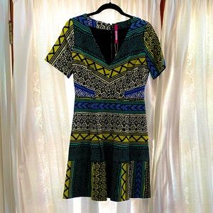 Plenty by Tracy Reese Anthropologie New Moon Geometric Print dress size 6 NWT